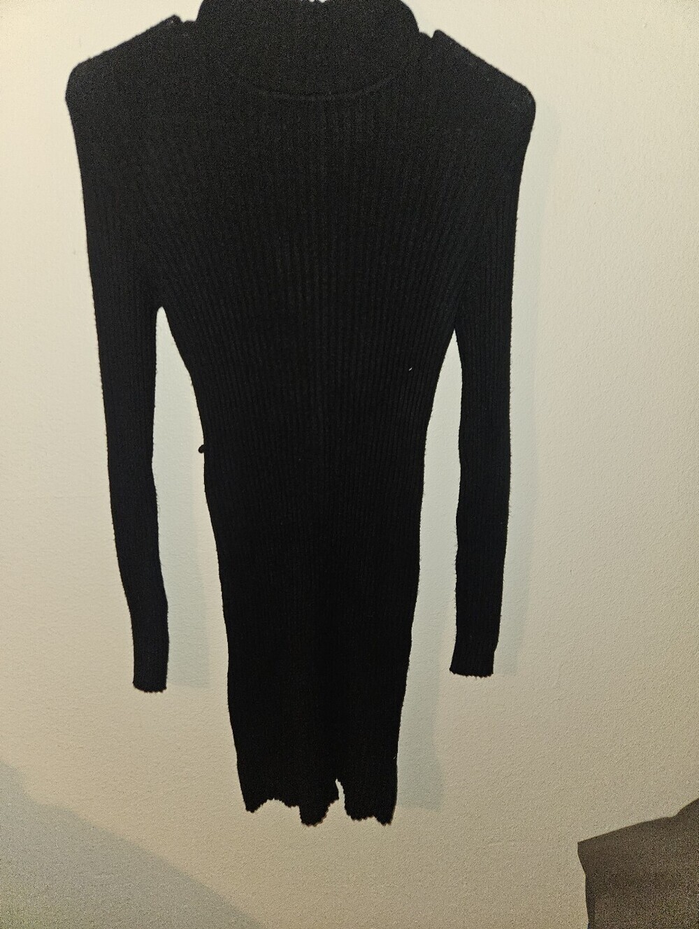 Contempo Casuals Womans Black Sweater Dress Size M